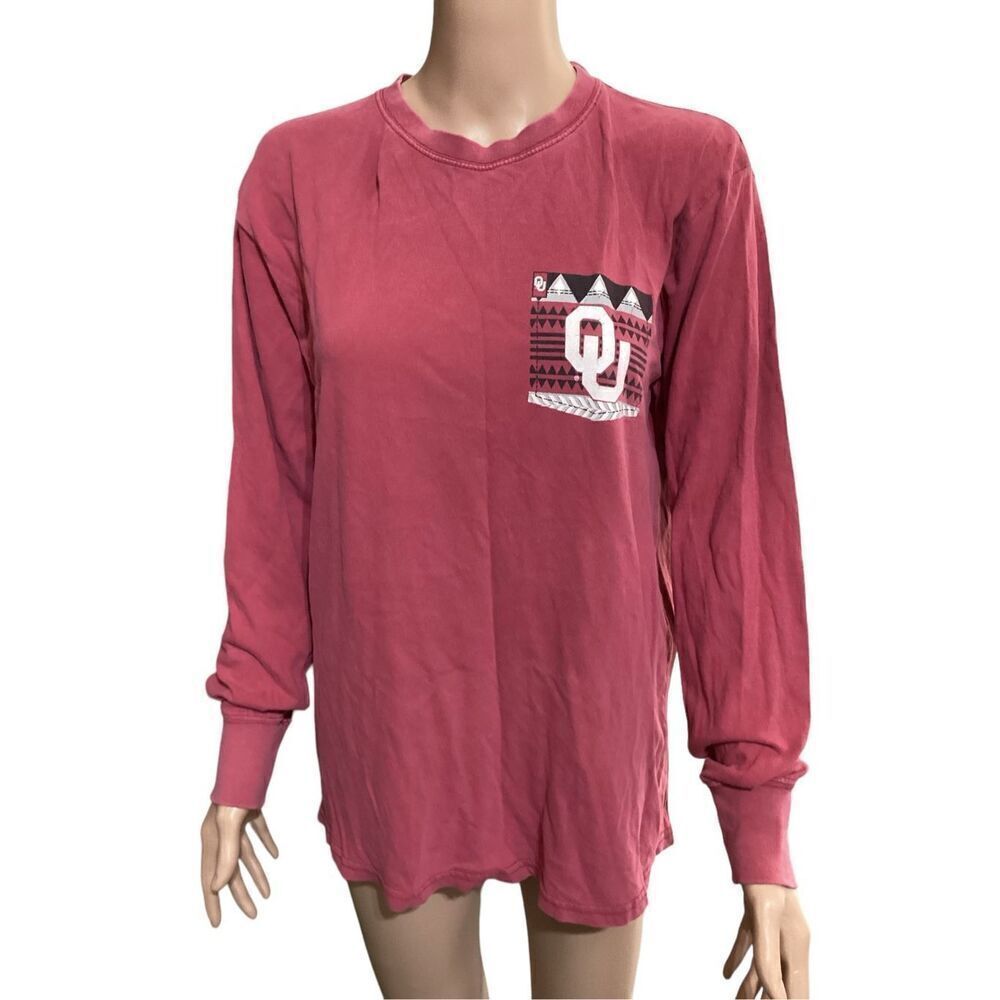 Vintage OU Long Sleeve Tee Shirt S